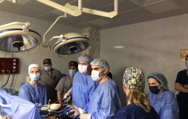 Майстер клас «Лапароскопічна безнатяжна герніопластика»