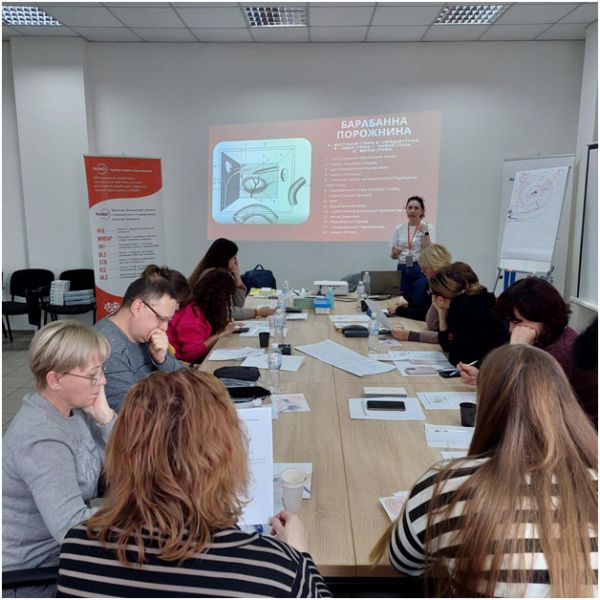 Майстер-клас "Ведення пацієнтів з вадами слуху. Диференційна діагностика кондуктивної та сенсоневральної приглухуватості. Методи діагностики (отоскопія, камертональні проби, аудіометрія, тимпанометрія, імпедансометрія) » м. Баштанка